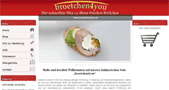 Desktop Screenshot of broetchen4you.at